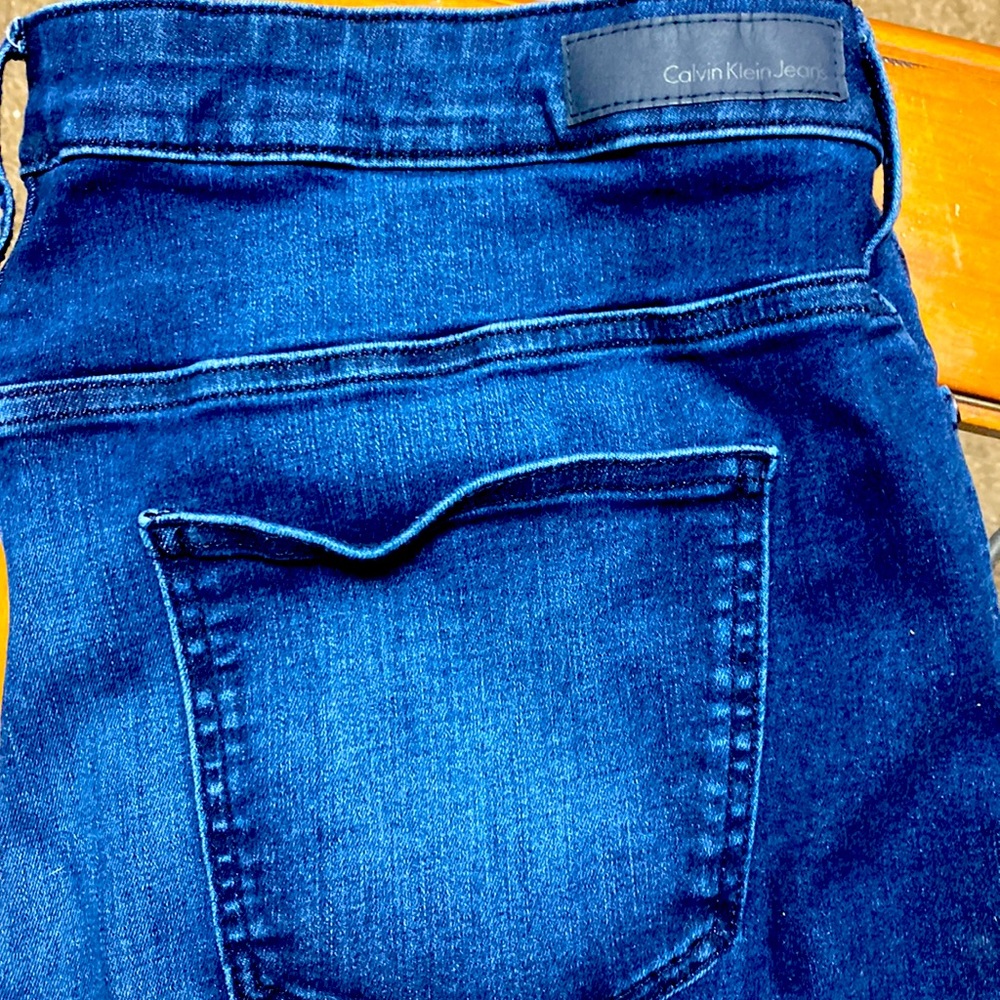 Calvin Klein Jeans, Blue Wash, Boot Cut, Size 14